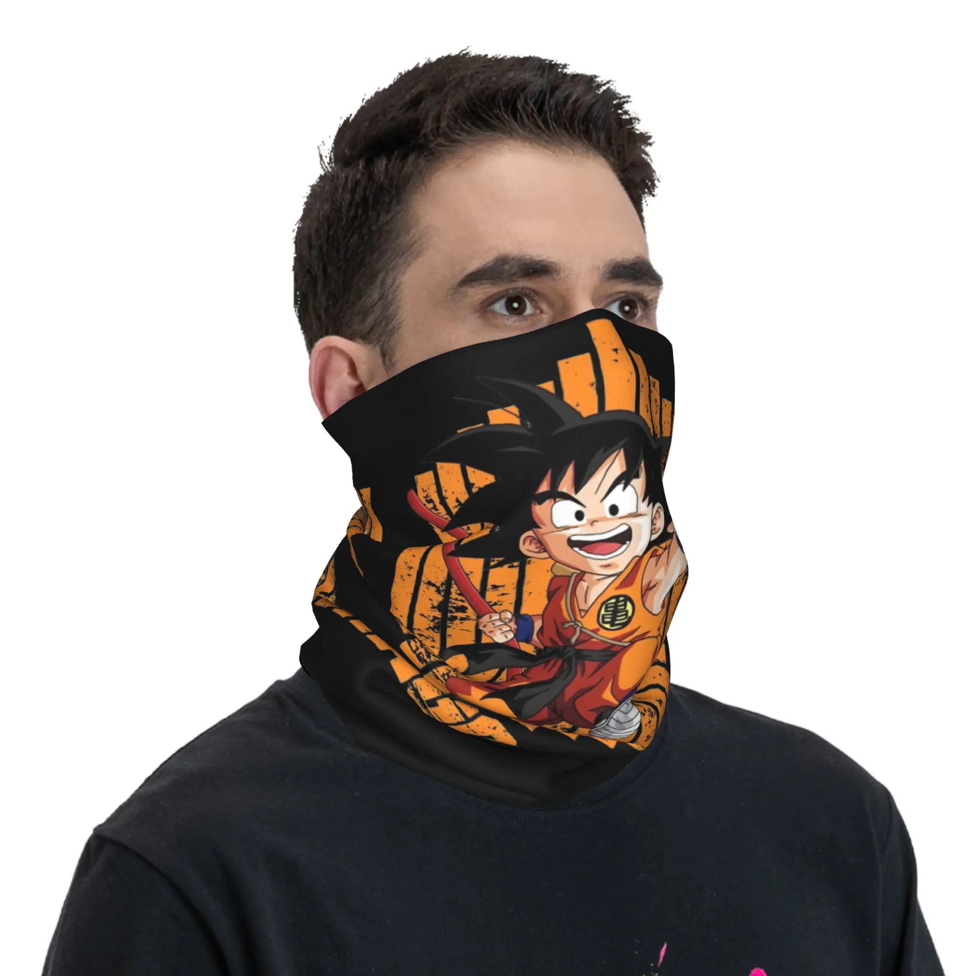 성인용 드래곤 키즈 드래곤볼 드래곤볼 밴다나 상품 넥 게이터 프린트 페이스 스카프 따뜻한 페이스 마스크 하이킹용 통기성