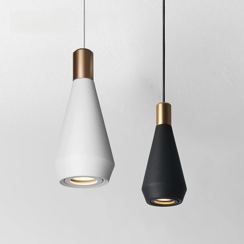 Aisilan GU10 LED Black Pendant Lamp Modern Luxury Hanging Light Chandelier for Kitchen Island Dining Room Bar Bedroom Home Decor
