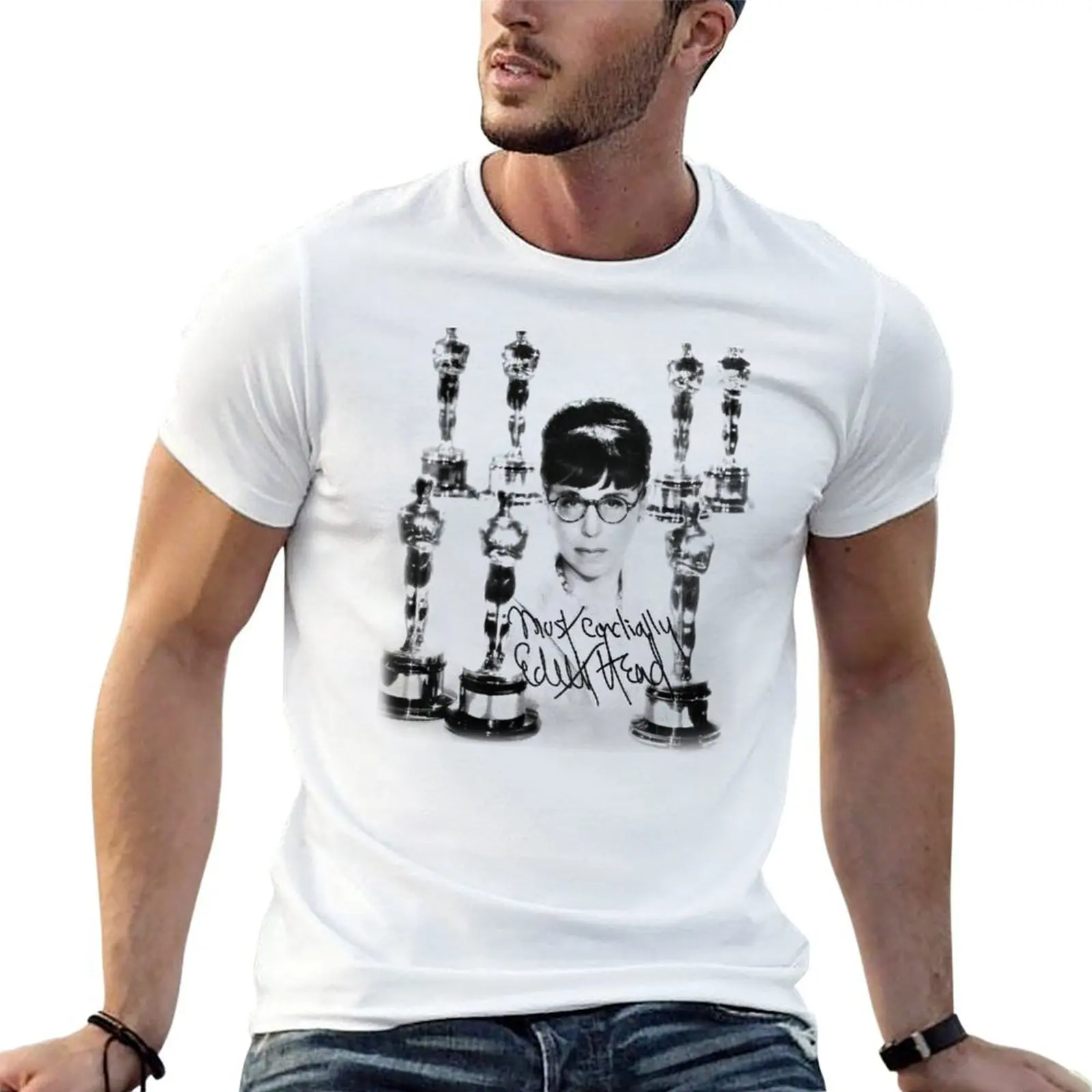 Camiseta MOST CORDIALLY, EDITH HEAD, camisetas para hombre de alta calidad, camisetas de marca de lujo para hombre, camiseta de lujo para hombre