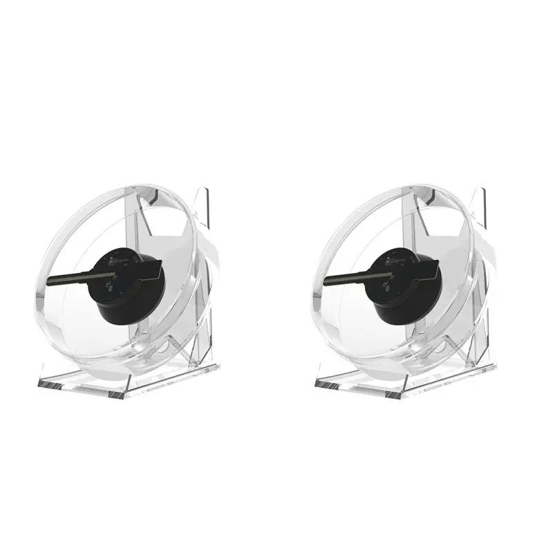

ABBY-2X 3D Fan Hologram Projector Desktop LED Sign Holographic Lamp Player Remote Display Support Images And Video