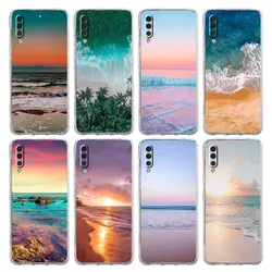 Sea blue Sky beach For Samsung Galaxy A14 Case A50 A70 A30 A40 A20E A10 A10S A20S A02S A04S A12 A22 A32 A34 A42 A52 5G A54 Cover