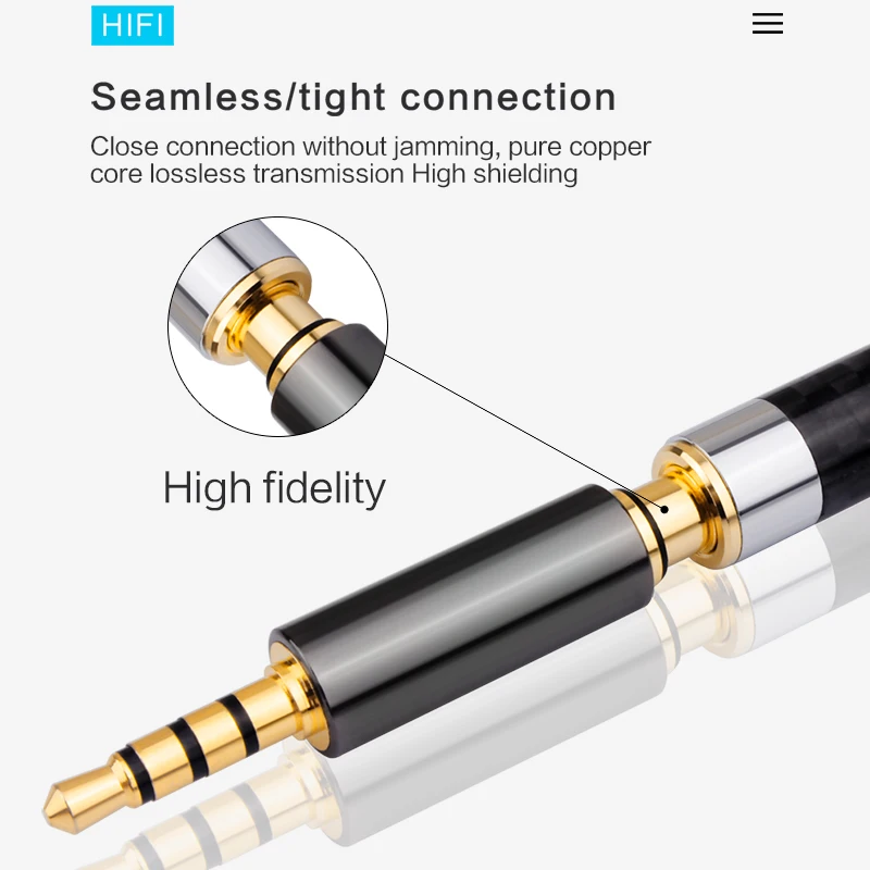 1 sztuk 3.5mm(1/8) męski na żeński 4 polak TRRS Adapter Stereo 4 dyrygent pozłacane konwerter Joiner