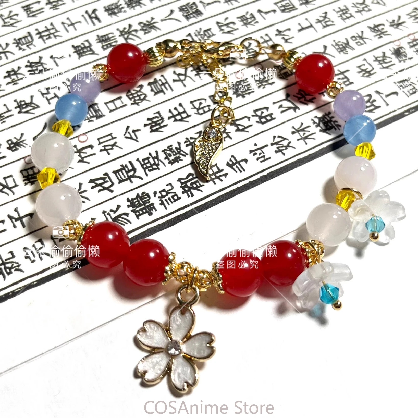 

Sylus Love and Deepspace Anime Game Cosplay Bracelet Unisex Beads Pendant Bracelets Accessories Handmade Props Birthday Gifts