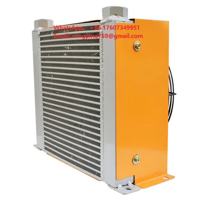Electric Fan Industrial Air Cooled Hydraulic Oil Cooler Truck Concrete 25L Crane Construction 380V Fan Air Cooled Radiator