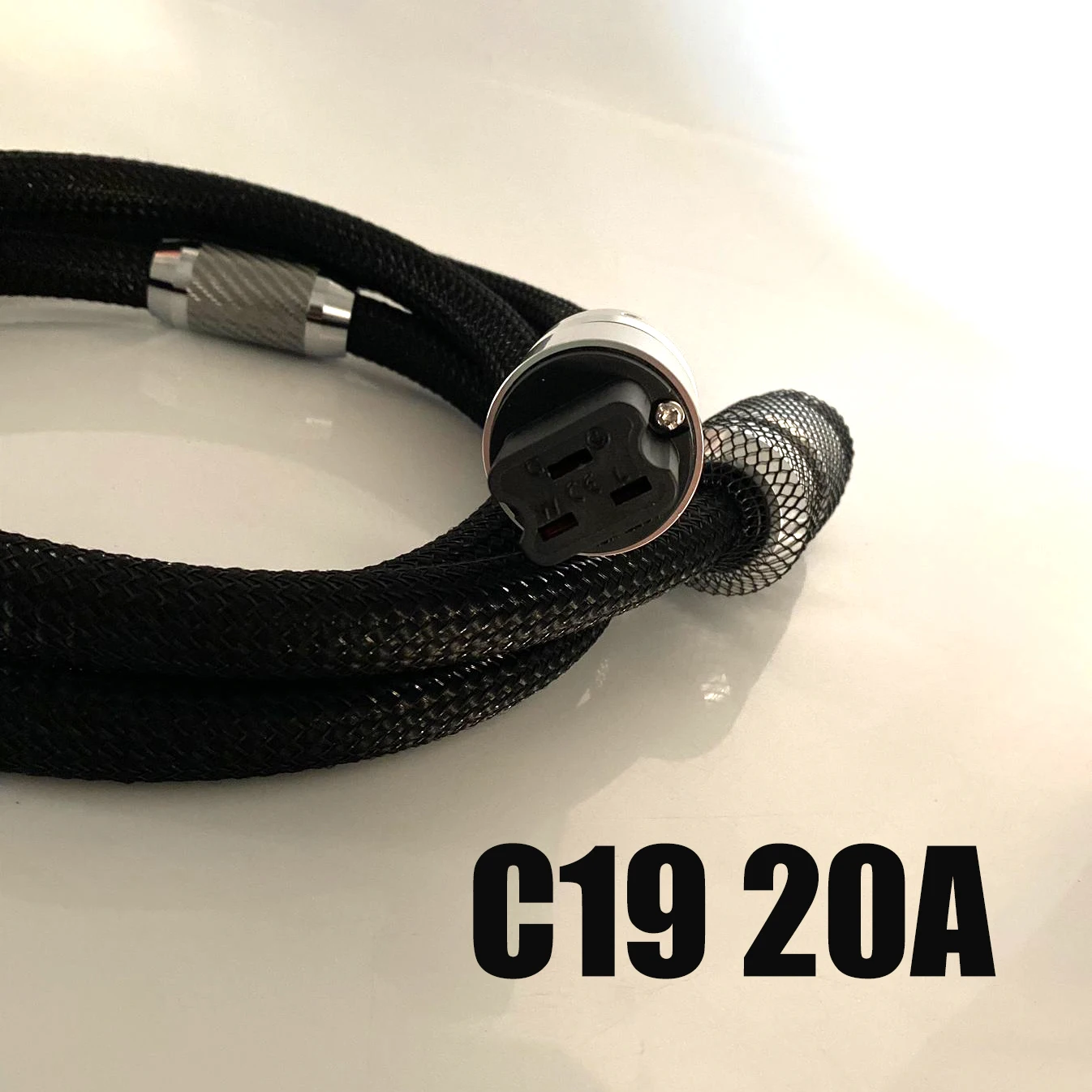 High Quality Audiophile Power cable c19 20AHifi Power Cable Audio Power wire EU Supply Cord plug for Speaker Amplifier CD Player