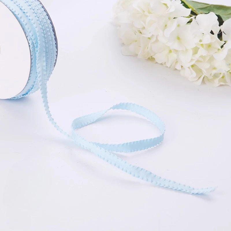 50 metri/rotolo 10mm elastico increspato pizzo fai da te indumento decorazione nastro vestiti biancheria intima materiali ausiliari fascia per capelli accessori per cucire