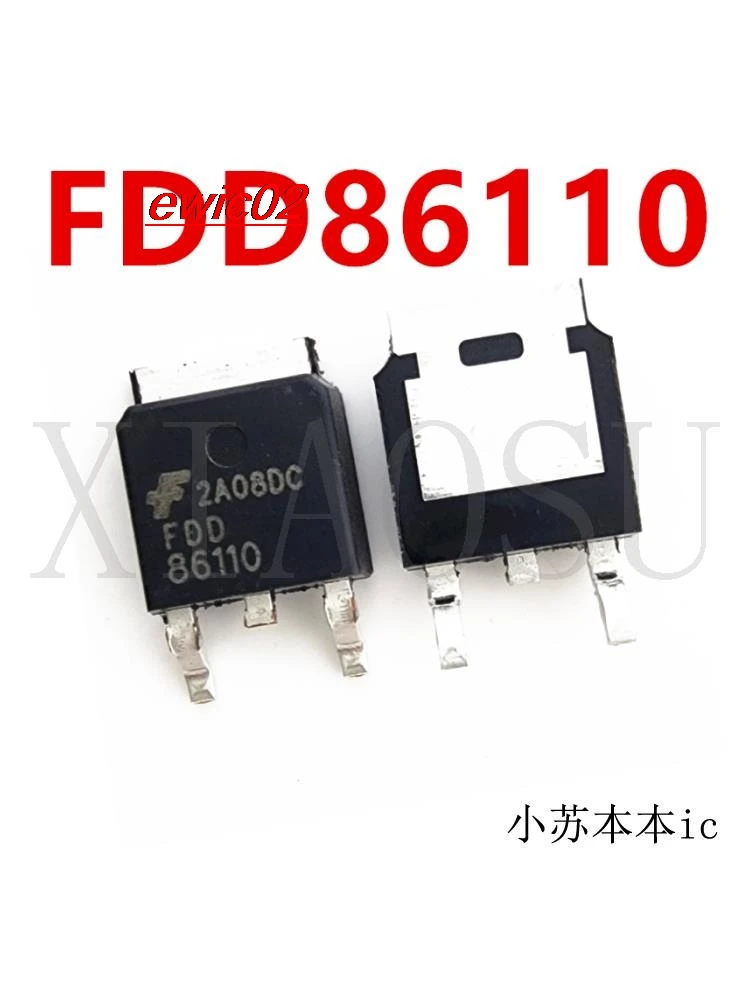 

5 шт., FDD86110 TO-252 MOS 100V/50A/10,2 IC
