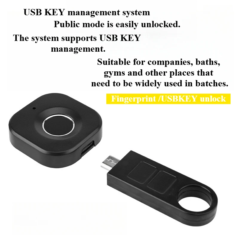 Biometric Fingerprint Lock White Keyless Cabinet Lock Smart Drawer Locks Anti-theft Door Lock Long Standby Time Door Hardwar