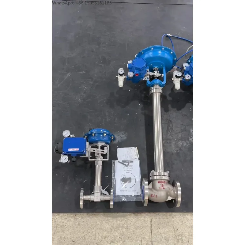 Low Temperature -196℃ Cryogenic Nitrogen Pneumatic Control Valve for Cryogenic Liquid Processing