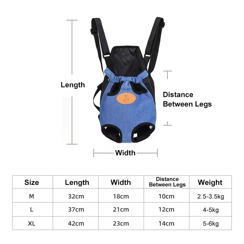 Pet Cat Backpack Portable Puppy Cat Carrier Bag Outdoor Travel Breathable Pet Cat Front Shoulder Carry Sling Bag Pet Supplies