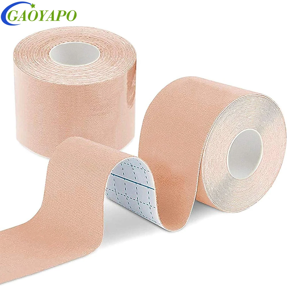 2Roll Kinesiology Tape 5cm X 5m, Waterproof Athletic Tape for Sports, Brace & Elastic Supports Tapes for Ankle Wrists Knees Join