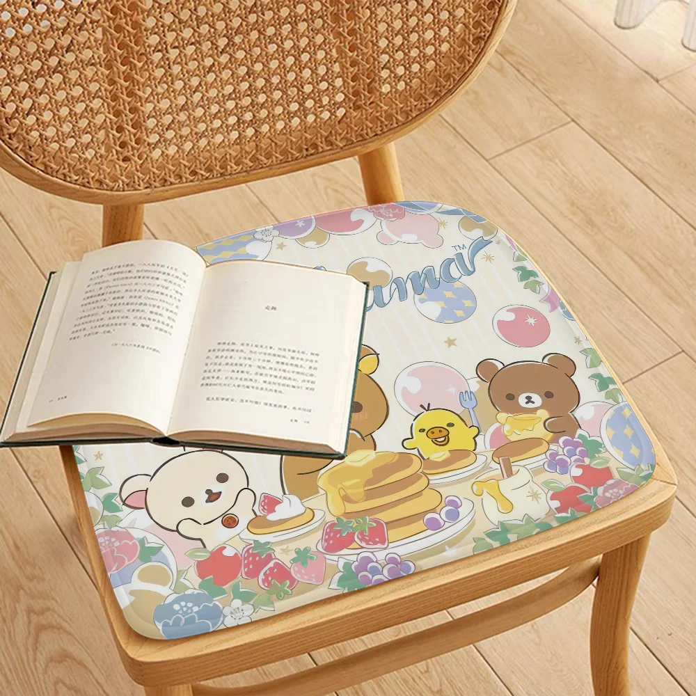 Cute R-RilakkumaS Decorative Fabric Cushion Non-slip Living Room Sofa Decor Students Stool Tatami Office Chair Cushions