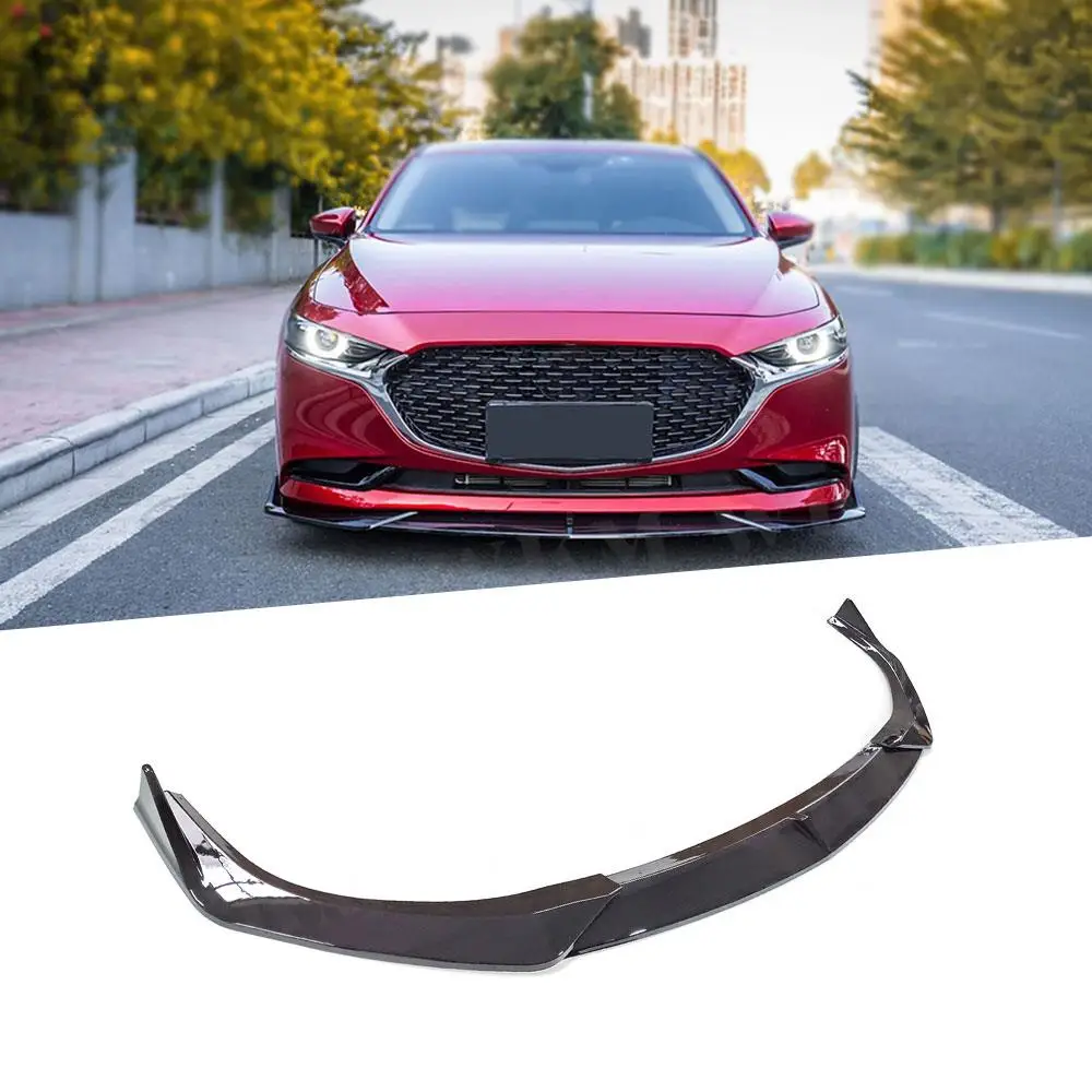 

For MAZDA 3 Axela 2020 Front Bumper Lip Lower Chin Splitter Diffuser Spoiler Guard Cover Trim Tuning Accessories Body Kit