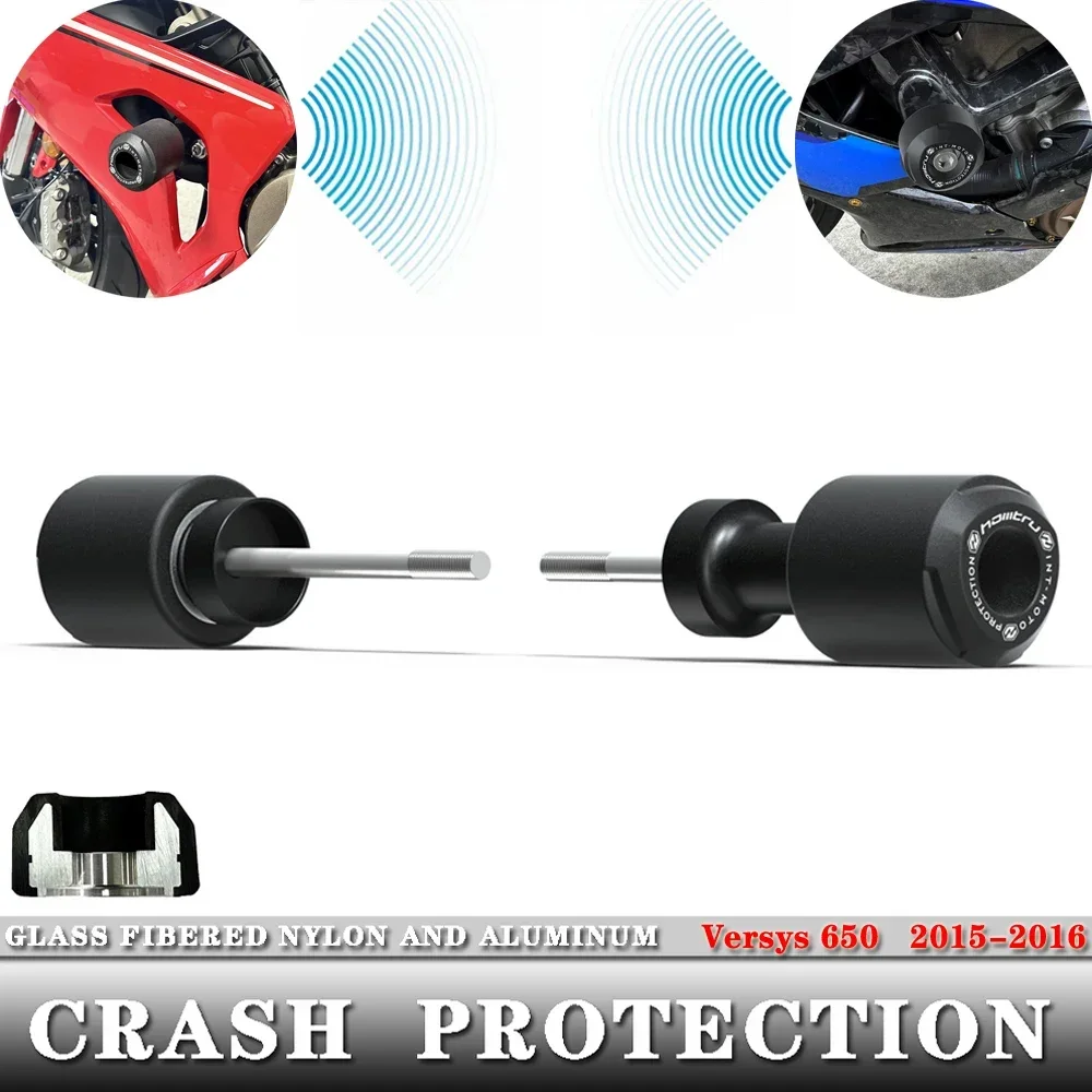 

Мотоцикл для KAWASAKI Kawasaki Versys 650 2015-2016, защитные бобины + алюминий + нейлон, стекловолокно