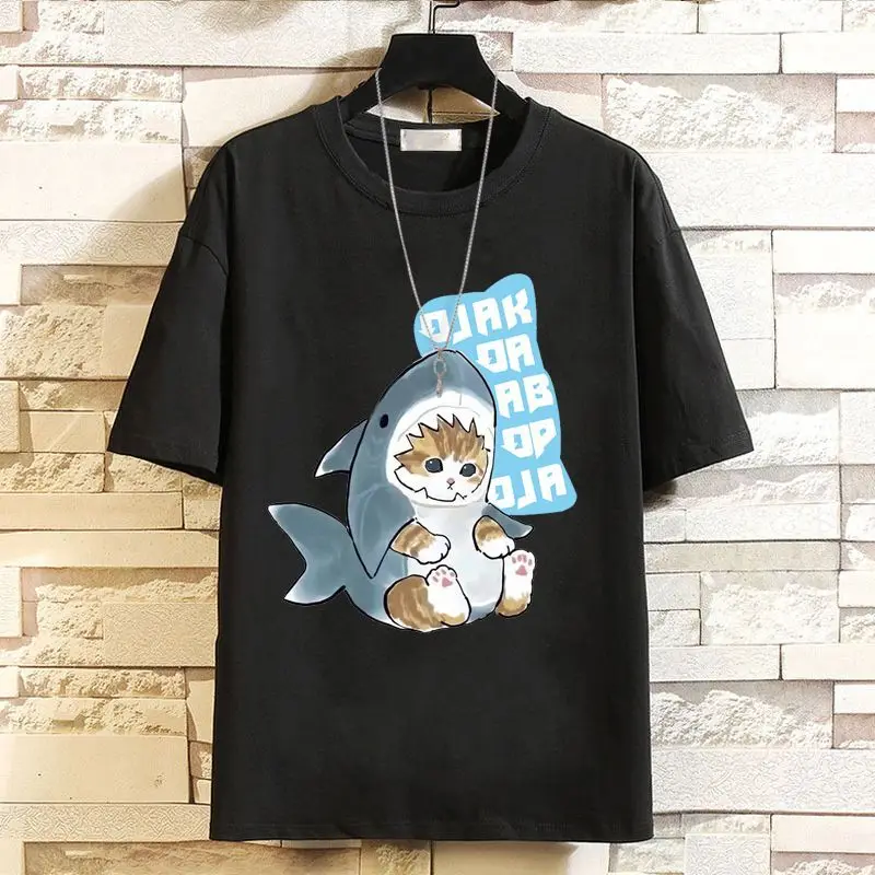 

Anime Game Summer Ice Silk Short T-Shirt Men, Loose Fit Half Sleeve Tee For Teen Boys