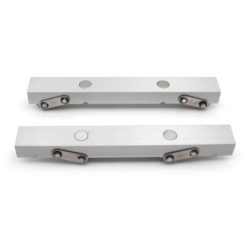 2PCS Horizontal Fiber Optic Cable Spool Holder Aluminum Alloy Reel Stand Magnetic Storage 150KG Load For Telecom Installation