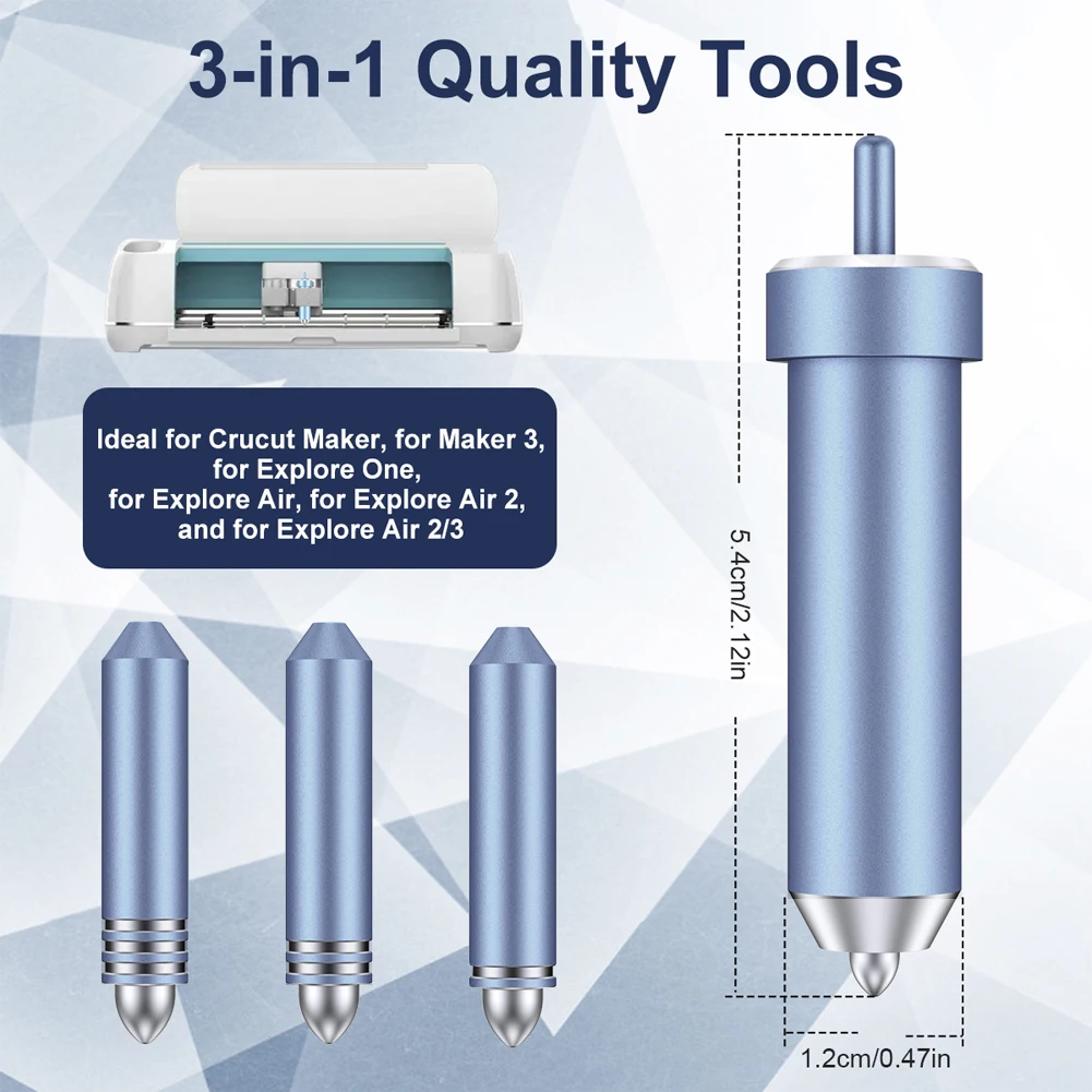 Engraving Tip Etching Too For Cricut Maker, Maker 3, Explore One, Explore Air, Explore Air 2, Explore Air 3l Transfer Tool