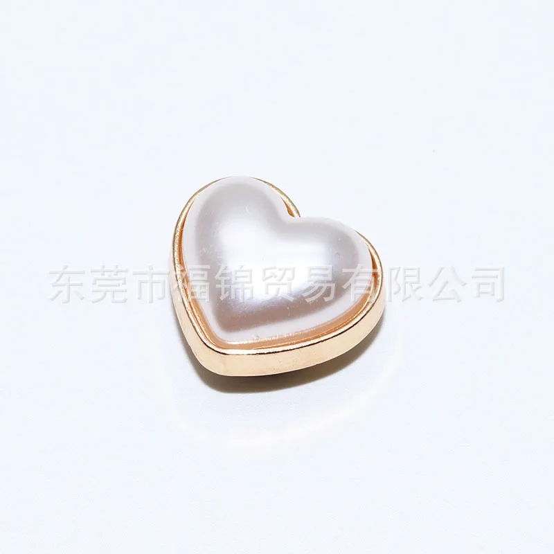 2024 New Metal Shoe Charms for Women Girls Fashion Bling Crystal Pearl Shoe Decorations Kids Gifts