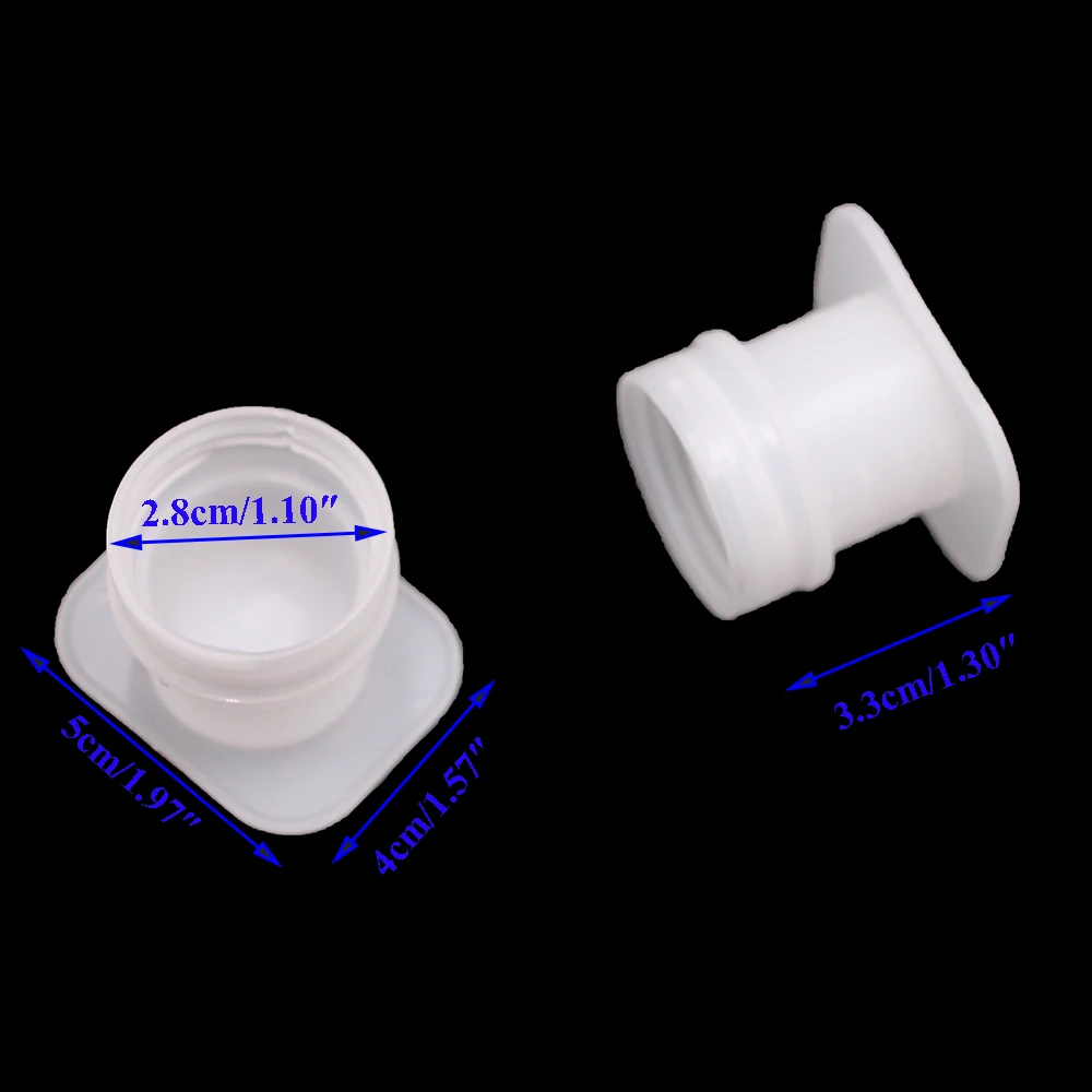5pcs/20pcs/50pcs Honey Bee Feeder Plastic 2838 Adapter Anti Drowning Small Holes Feeding Beekeeping Supplies Tools Fit Inside