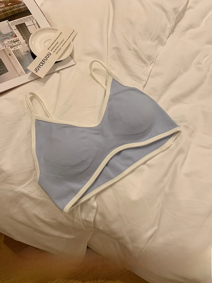 

Женское летнее тонкое дышащее бесшовное нижнее белье JoyceBra Spor Color Blo Bal с защитой от просвечивания, комфортное