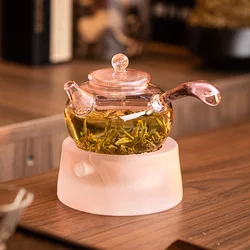 High Borosilicate Glass Teapot Thickened High Temperature Resistance Side-handle Pot Small Household Anti-scald Green Tea Teapot