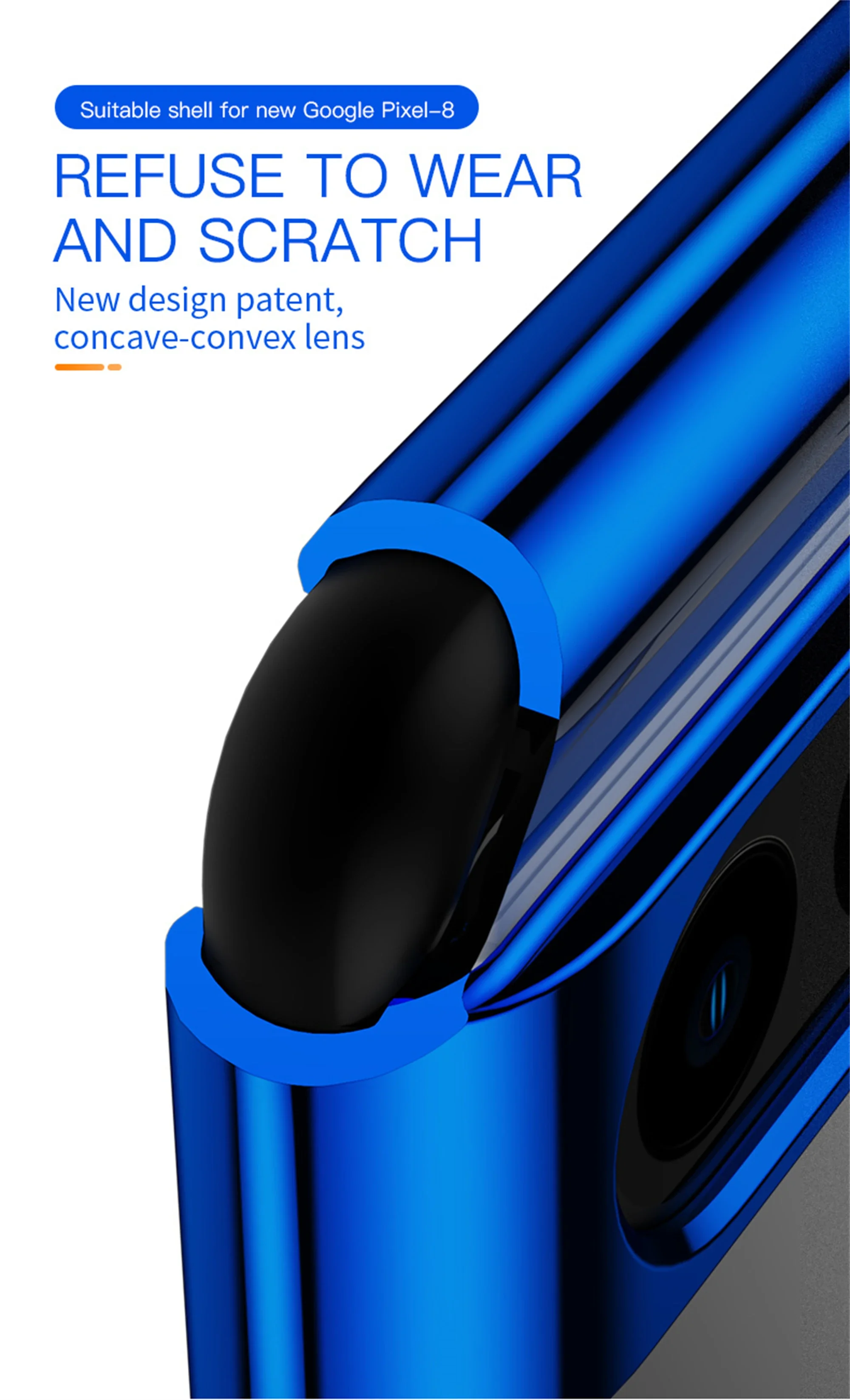 Slim Plating Clear Magnetic Phone Case for Google Pixel 9Pro 9 8Pro 8A 8 7Pro 7A 7 6A 5A Metal Ring Kickstand Cover