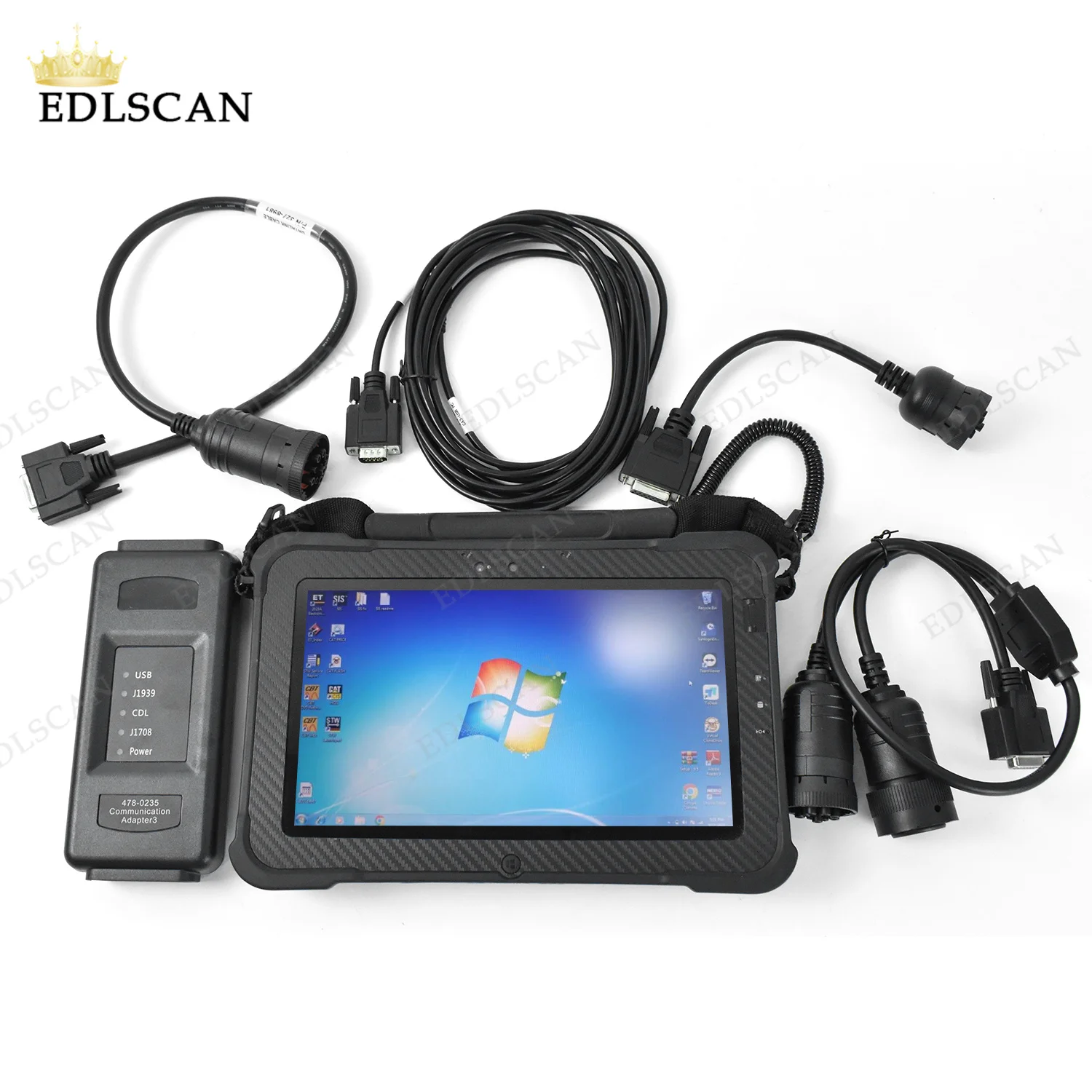 

For 478-0235 538-5051 ET4 ET 4 F110/Xplore TabletCommunication Adapter 3 Diagnostic Tester Tool for Caterpillar Truck Excavator