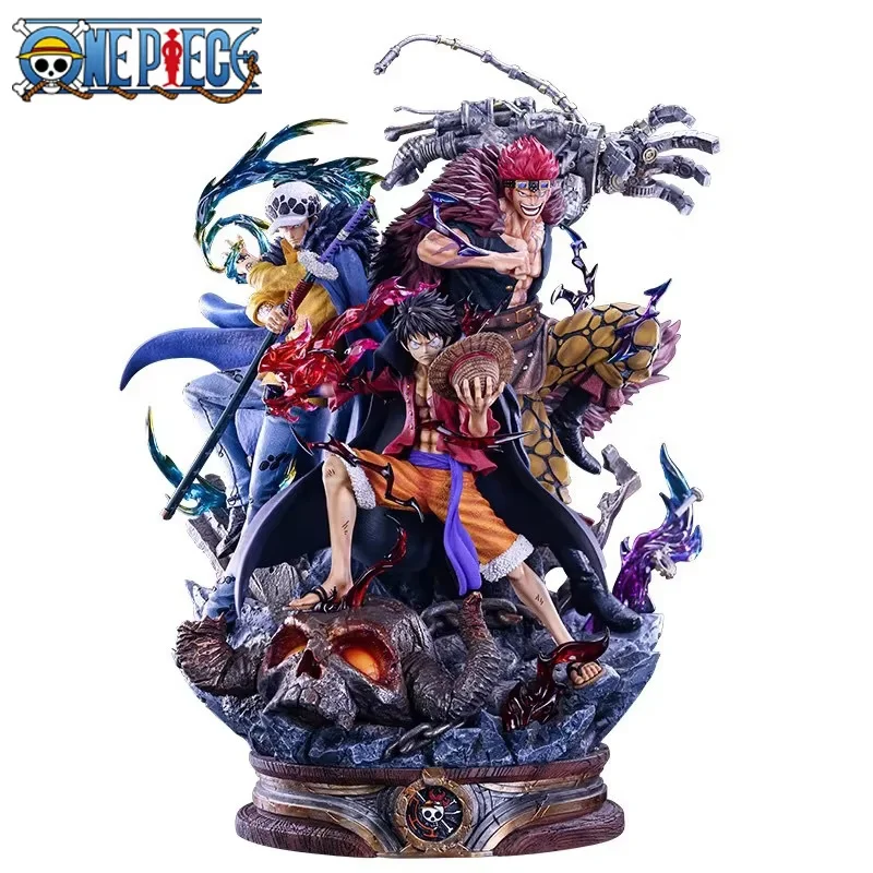 One Piece Figuren Luffy Trafalgar 3 Captain 20CM PVC-Puppe Desktop-Ornament Anime Geschenkkollektion