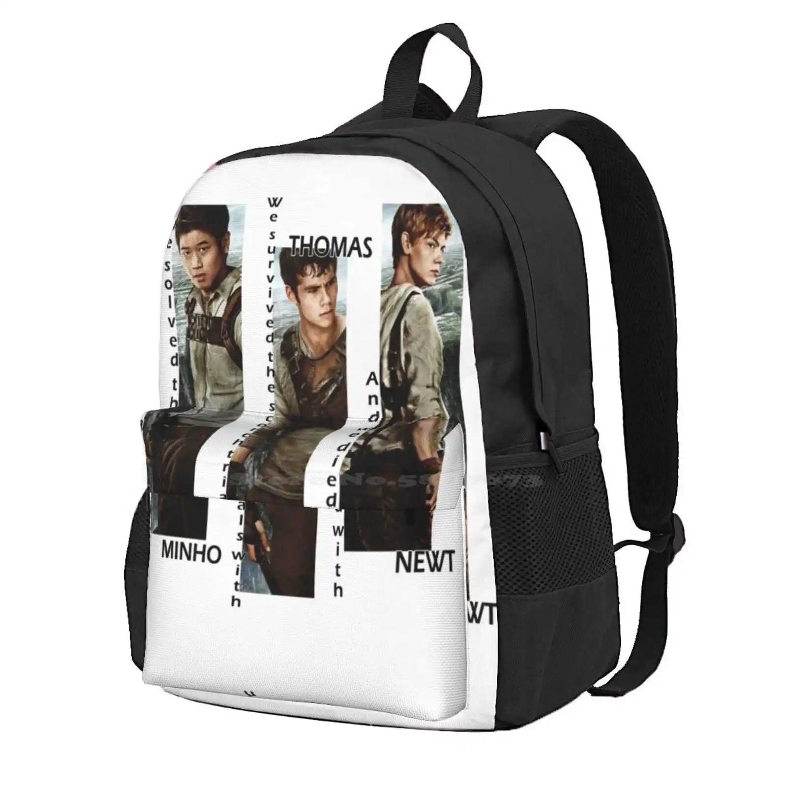 

Maze Runner - Minho, Thomas, Newt Hot Sale Schoolbag Backpack Fashion Bags The Maze Runner Mazerunner Death Cure Scorch Trials