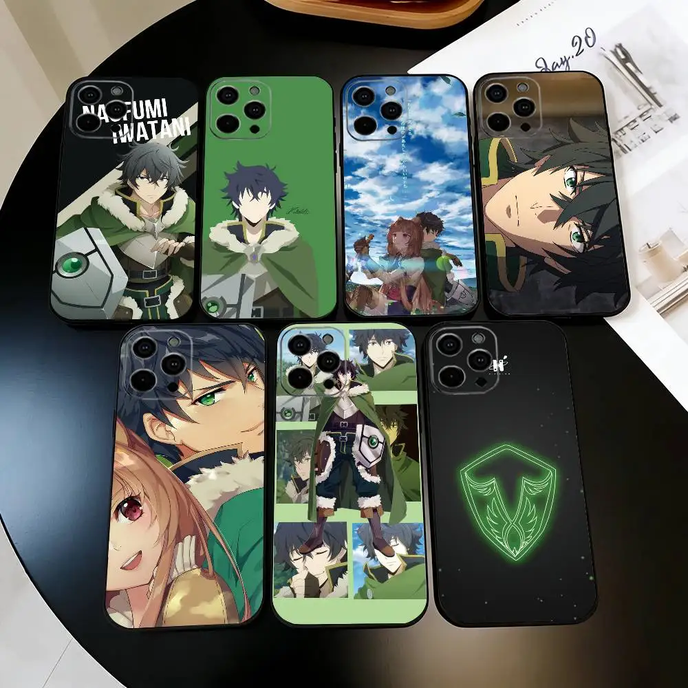 

The Rising of the Shield Hero Phone Case For iPhone 17,16,15,14,13,12,11 Plus,Pro Max,XS,Soft Silicone Black Cover