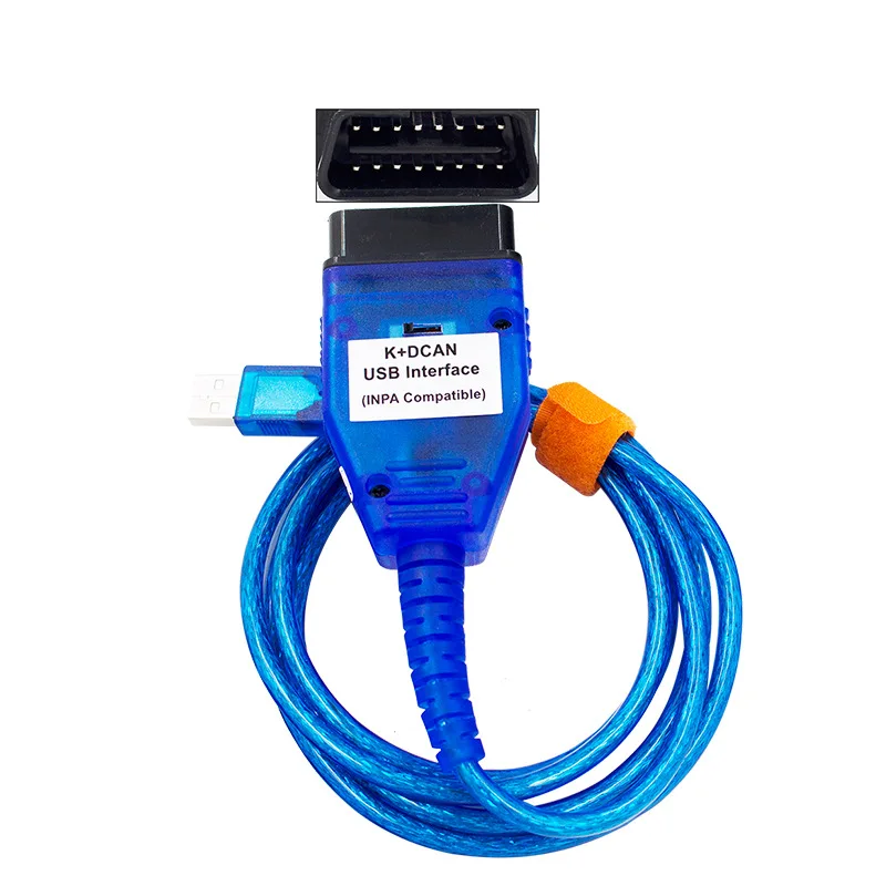 Inpa K+CAN K+DCAN USB Interface FT232RL Chip BMW Diagnostic Line Blue With Switch