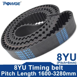 POWGE 8YU Timing belt Lp=1600-3280mm 1640 1656 1680 1688 1720 1736 1752 1760 1784 1800 1888 1896 1928 1960 1976 2000 2096 2400