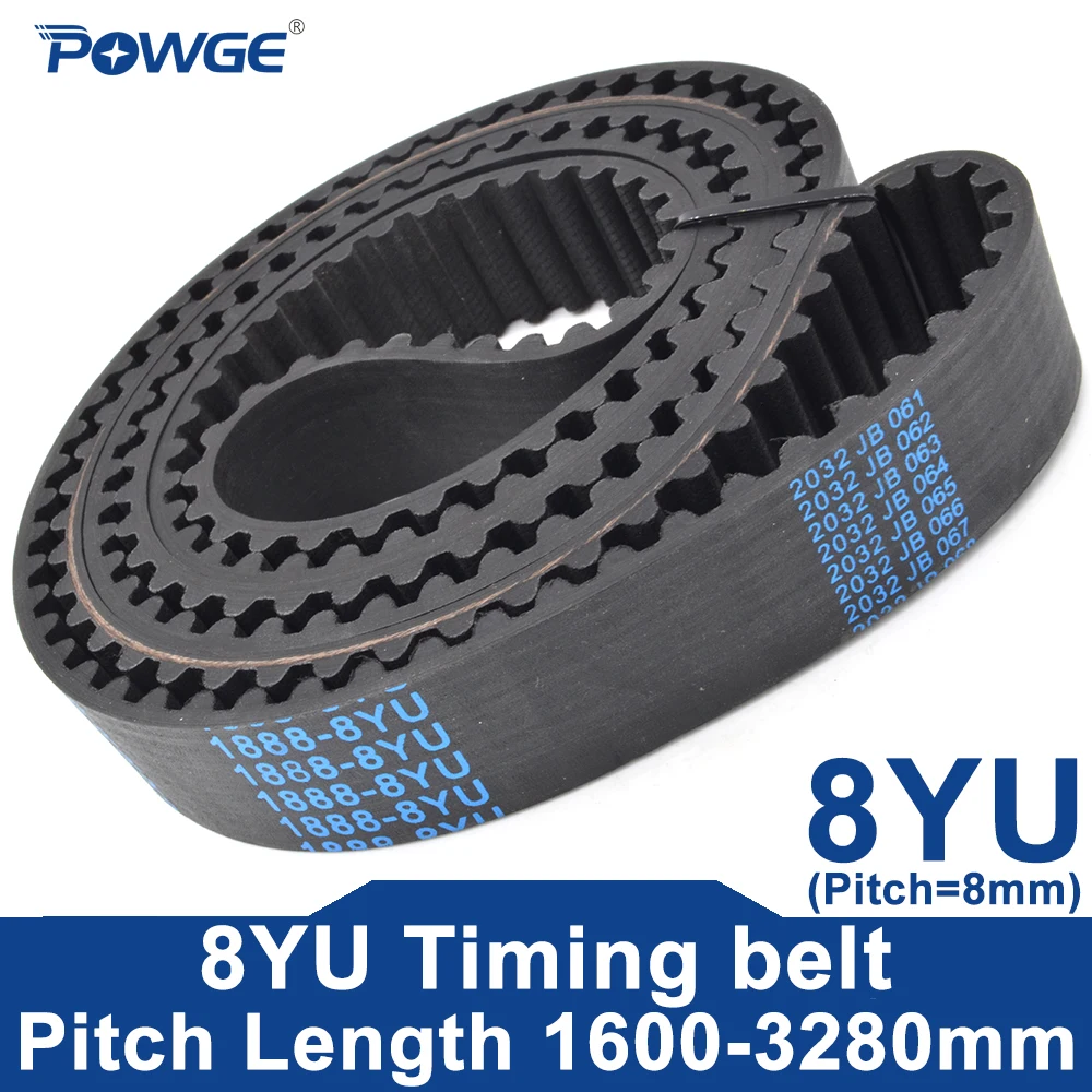 POWGE 8YU Timing belt Lp=1600-3280mm 1640 1656 1680 1688 1720  1736 1752 1760 1784 1800 1888 1896 1928 1960 1976 2000 2096 2400