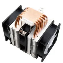 Silent CPU Cooler with 6 Heatpipes 160W #3