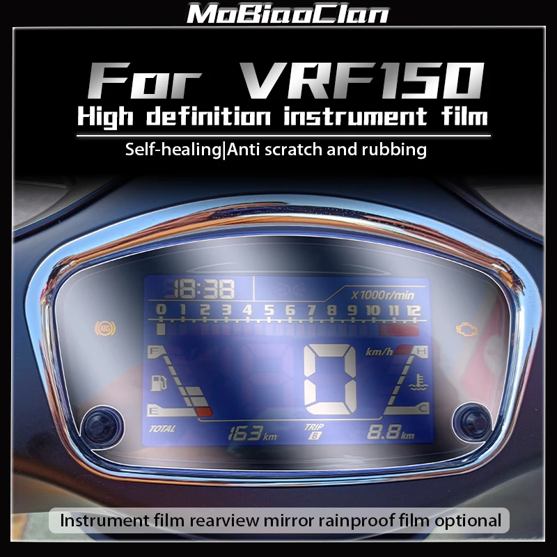 

For DAYANG VRF150 2022 motorcycle transparent TPU hydraulic solidification instrument film Lamp film accessories ﻿