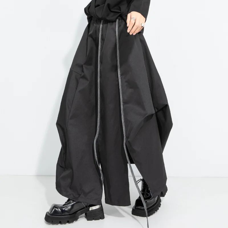 SuperAen Autumn and Winter New Style Safari Skirts for Women American-style High-waisted Asymmetrical Mid-length Skirts