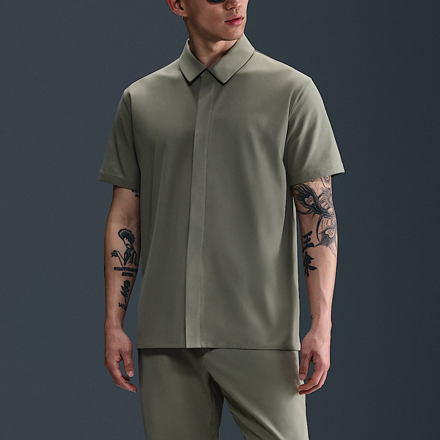 

Nike Genuine Dri-FIT Men's Breathable Button-Down Shirt HQ6959-320