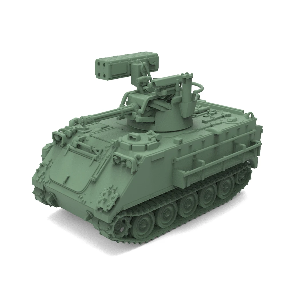 SSMODEL SS900 1/220 1/200 Military Model Kit Israel M163 Mahbet Self Propelled Anti Aircraft Guns Miniature Static Model