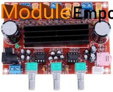 DC12V-24V 2*50W+100W XH-M139 TPA3116D2 2.1 Channel Digital Subwoofer Audio Amplifier Module Board