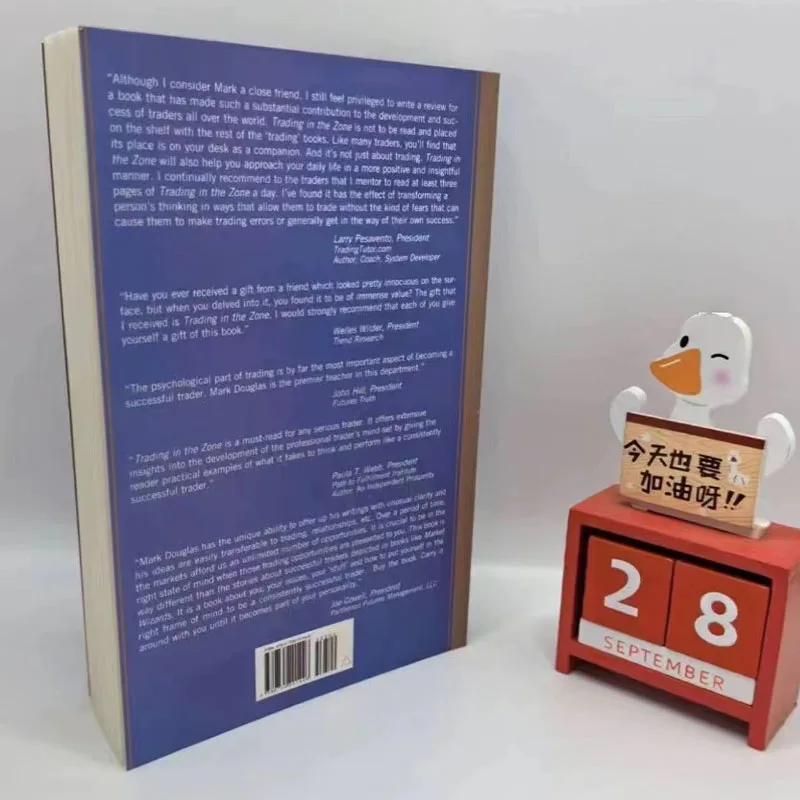 Inglês Trading in the Zone Paperback Book, O Mercado com Confiança, Disciplina, Uma Atitude Vencedora