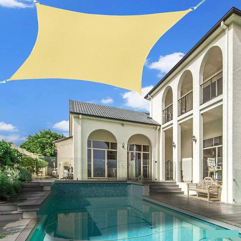 

3X4 four-corner sunshade sail camping beach sunshade courtyard rainproof swimming pool sunshade balcony sunproof garage canopy