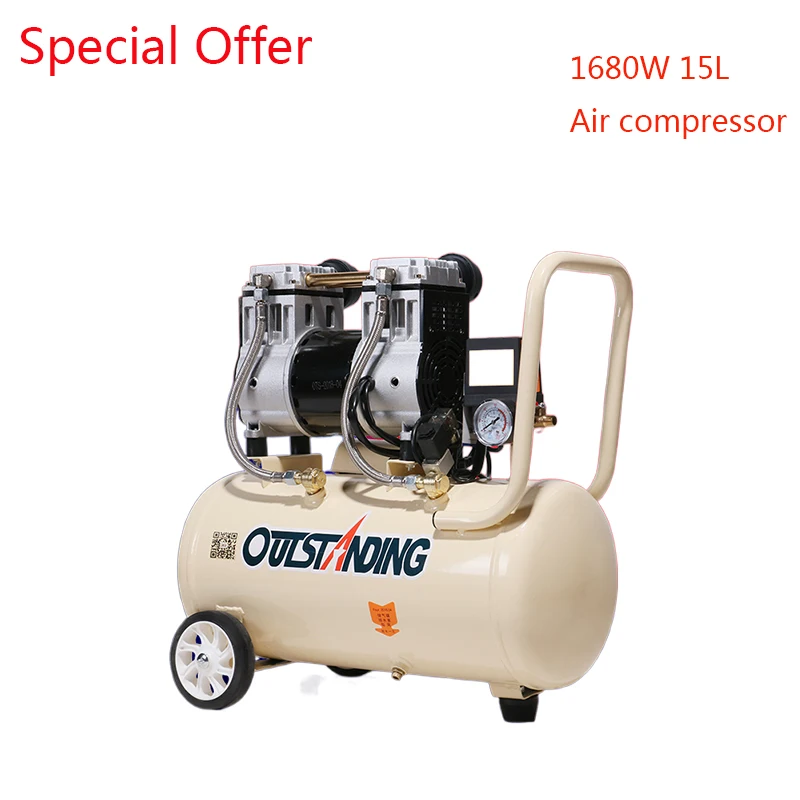 

Small Air Compressor Oil-free Silent Air Pump High Pressure Industrial Air Compressor Portable Air Pump