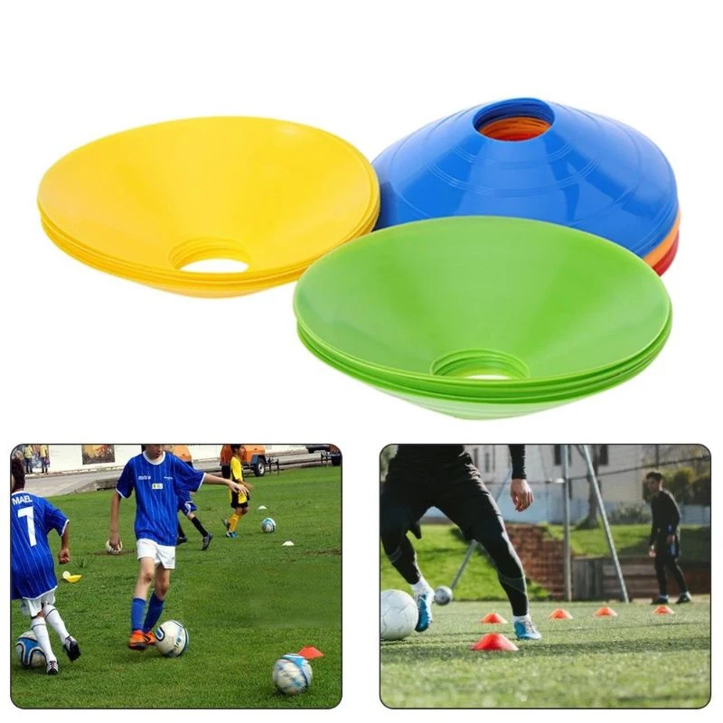 12PCS Logo Circular Mouth Logo Circular Basketball Obstacle Logo Conical Circular Foot Logo Football Training Equipment Set