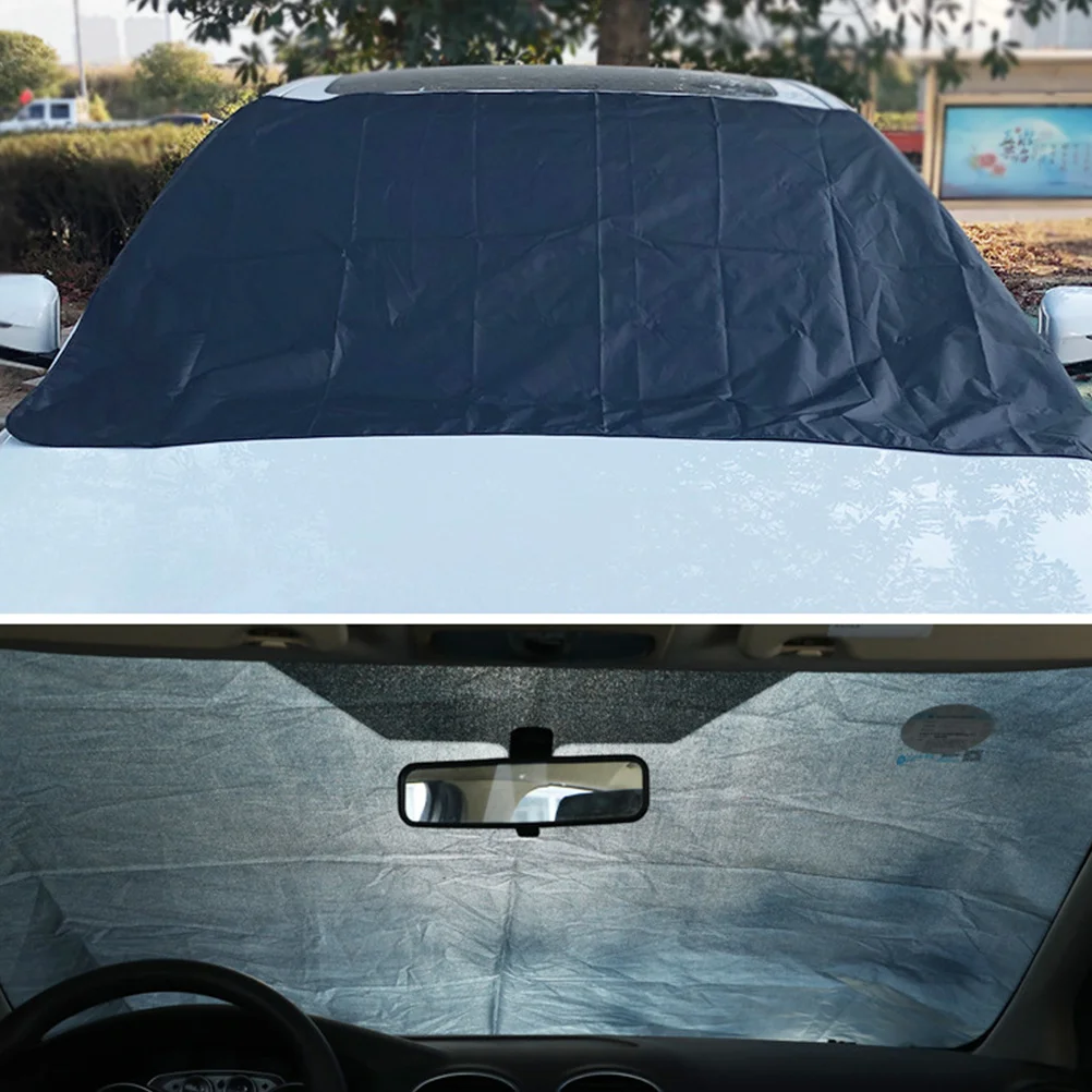 

Magnetic For Car Truck Van Foldable Lightweight Auto Sun Shade Strong Magnets Front Snow Car Auto Snow Windshield Ice Cover