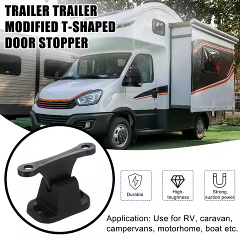 Nylon RV Baggage Door Catch Compartment Latch Clips Cargo Holder Stop for Caravan Motorhomes Trailer