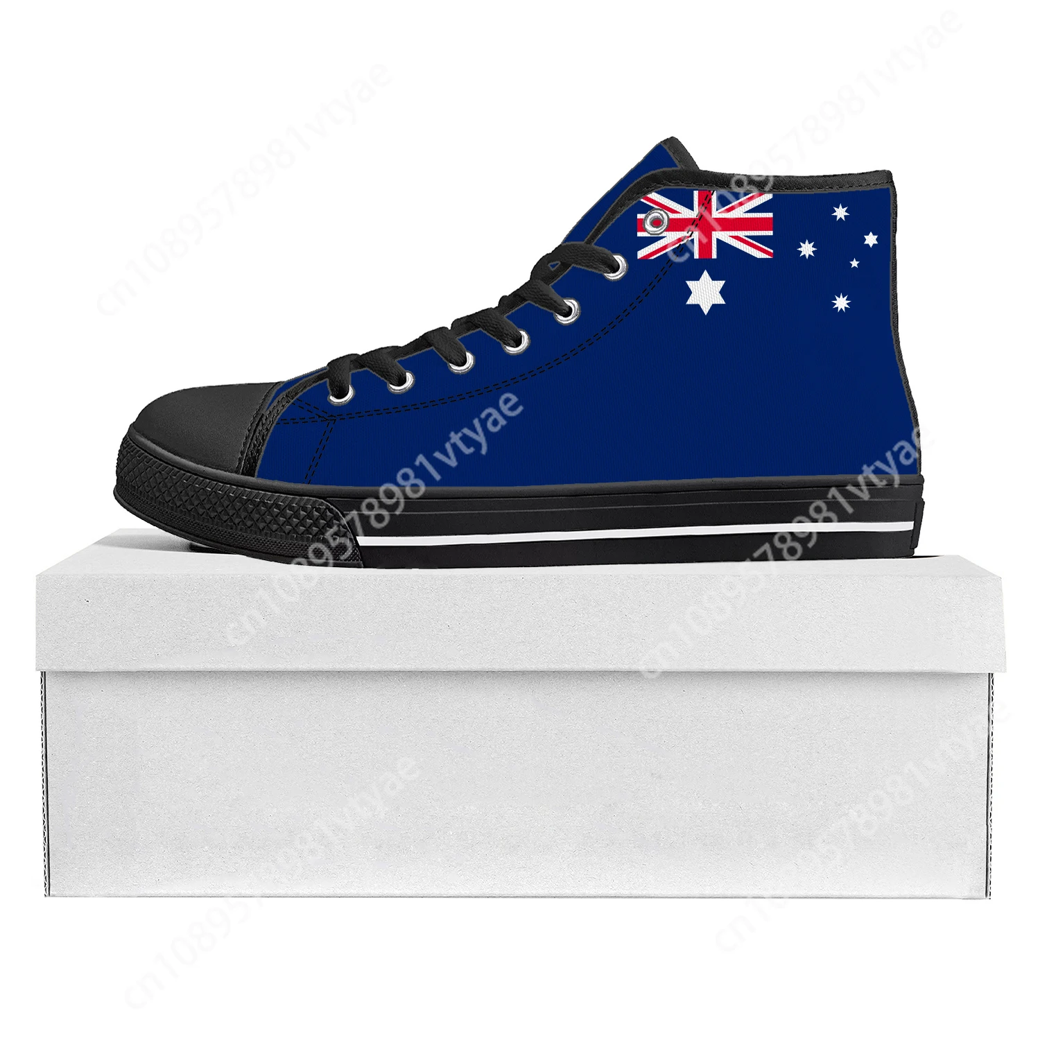 

Australian Flag High Top High Quality Sneakers Mens Womens Teenager Canvas Sneaker Australia Casual Couple Shoes Custom Shoe