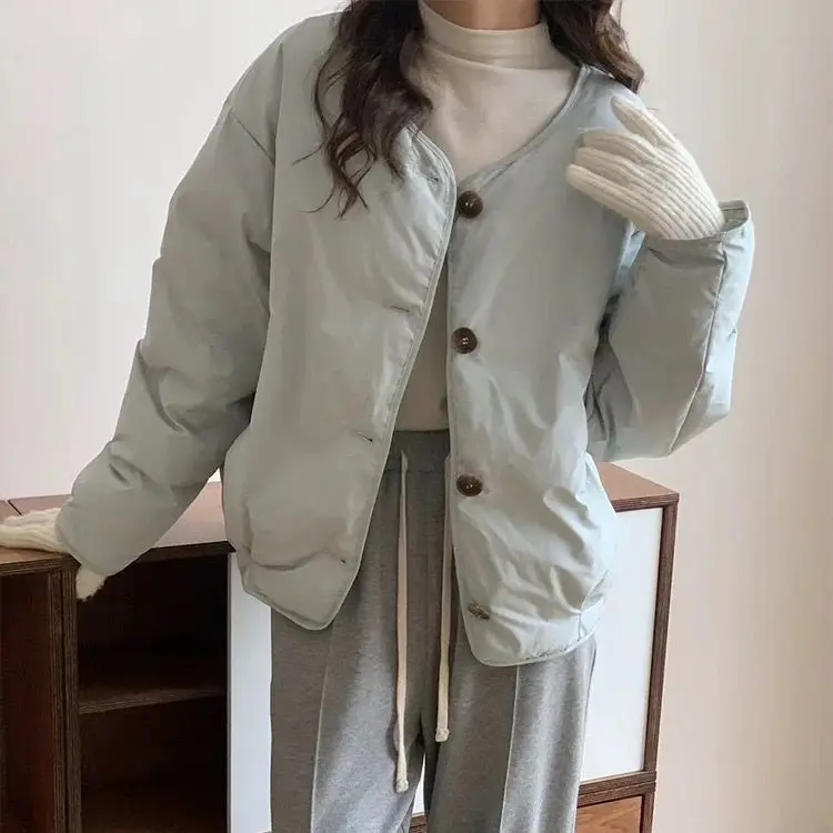 2026 Winter New Short Bread Down Jacket Women's Short Light Jacket