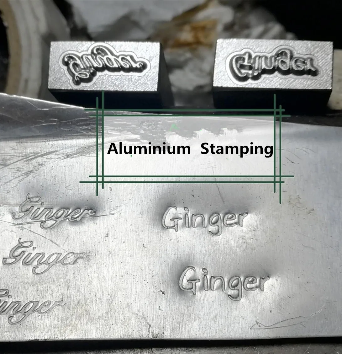 Outil d\'estampage en métal avec logo personnalisé, perforateur de bijoux, alphabet personnalisé, marque de bricolage faite à la main, logo, argent,