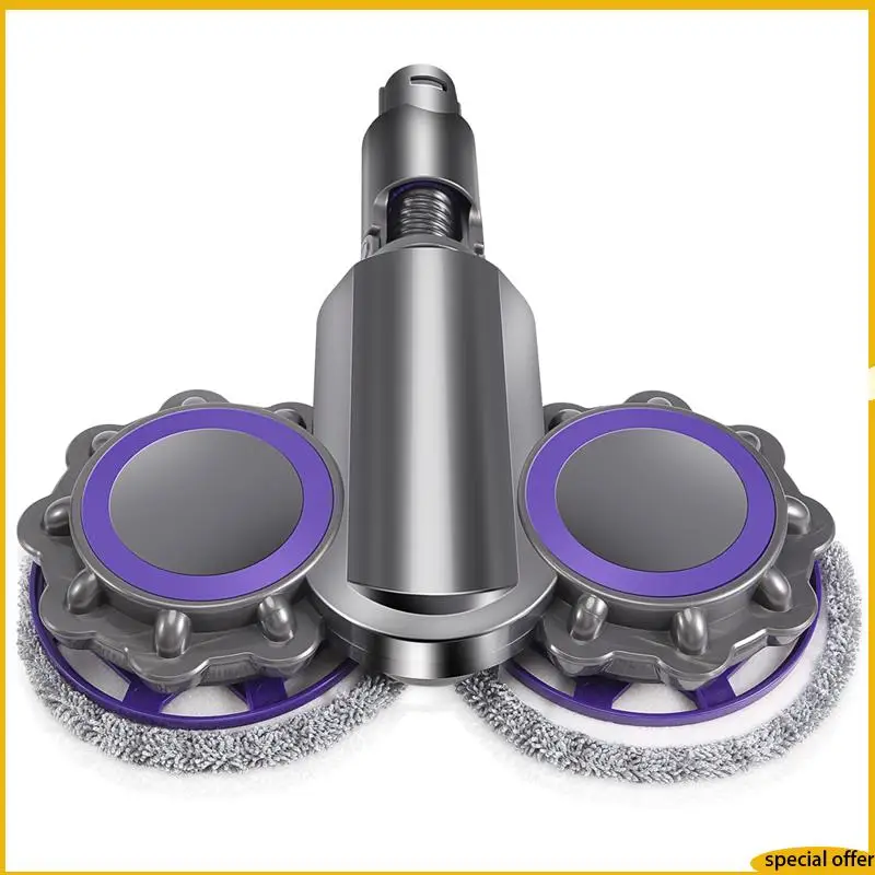 

A61I Electric Wet Dry Mopping Water Mop Head Attachment Compatible For Dyson Vacuum Cleaner V6 Dc58/Dc59/Dc62 Model