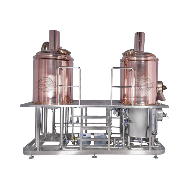 Fresh beer brewing equipment, beer house brewery copper draft beer saccharification equipment